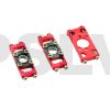 B130X26-RC Xtreme Spare Bearing Blocks  Motor Mount B130X (Red)  